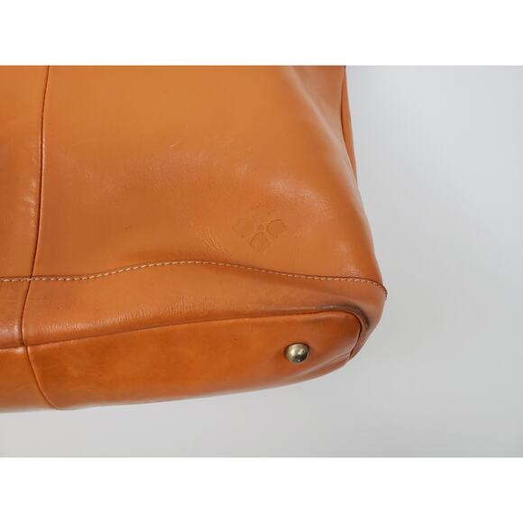 Patricia Nash Mallory Convertible Leather Tote Shoulder bag Sun Yellow Office - Picture 15 of 16